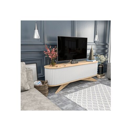 Hanah home polica Za TV Stor - Safir, Belo Slike