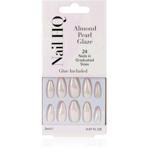 Nail HQ Almond umetni nohti Pearl Glaze 24 kos Cene