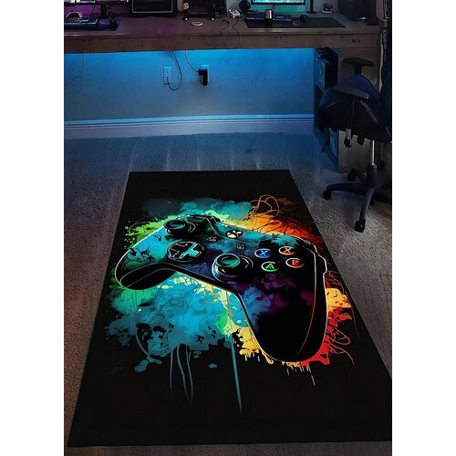 Oblivion gaming oprema Tepih za gejmersku sobu Neon Kontroler 120&amp;times;180 cm TG-166 Slike