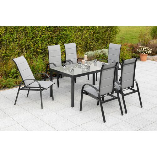 Gardenson vrtni set aluminij barve grafita, siva barve grafita, siva Slike
