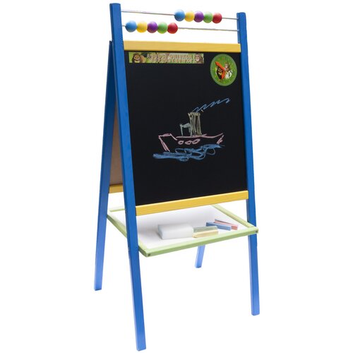  Magnetna ploča za crtanje sa stojalom Inlea4Fun ABU MMCBL - plava Slike