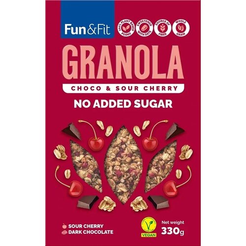 FUN&FIT FUN & FIT ovsena granola čoko višnja 330g Cene