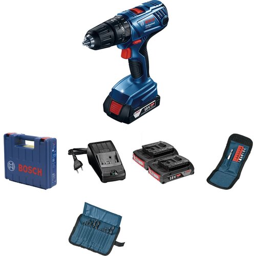 Bosch AKUMULATORSKI UDARNI VRTALNI VIJAČNIK BOSCH GSB 180-LI PROFESSIONAL S 23-DELNIM KOMPLETOM PRIBORA Slike