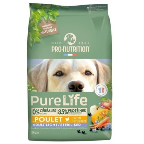 Pro Nutrition pure life dog hrana za pse - light sterilised 2kg Slike