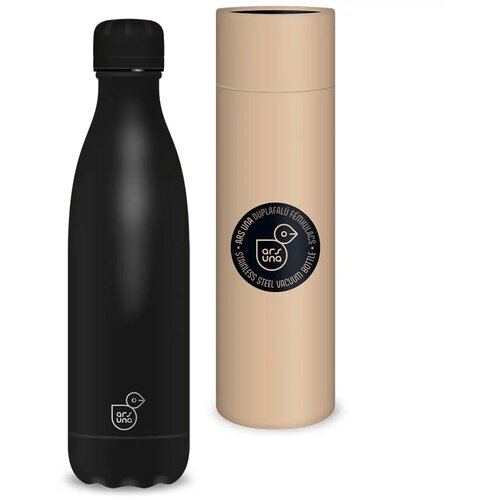 Ars Una Noir črna dvostenska kovinska steklenica v darilni &scaron;katli 500 ml Cene