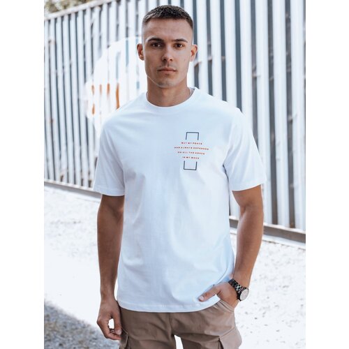 DStreet T-shirt męski biały Slike