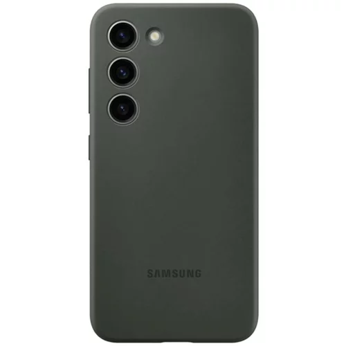 Samsung original silikonski ovitek EF-PS916TGE za Galaxy S23 Plus 5G - zelen