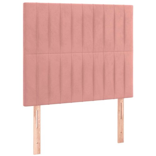 Box spring krevet s madracem ružičasti 90x200 cm bar&amp;scaron;unasti Slike