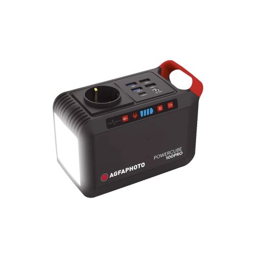 Agfaphoto Powercube 100 Pro powerstation li-ion crna, crvena Cijene