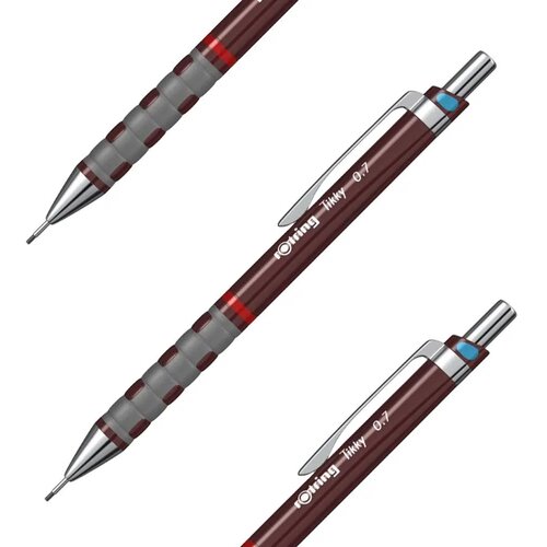 No Statovac Tikky, tehnička olovka, 0.7mm, bordo, Rotring Slike