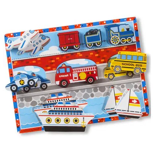 Melissa &amp;amp, Doug Vozila drveni puzzle - Melissa &amp, Doug Cene