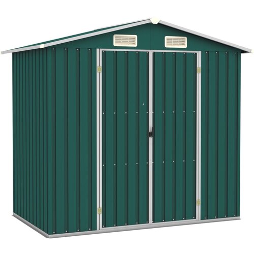 VidaXL Vrtna lopa zelena 205x129x183 cm pocinkano jeklo Slike