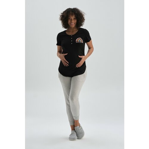 Dagi T-Shirt - Black - Relaxed fit Cene