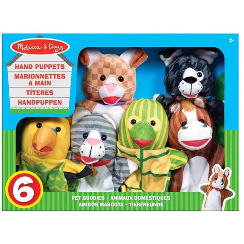 Melissa &amp;amp;amp;amp, Doug Komplet ročnih lutk domačih živali, 6 kosov - Melissa &amp;amp;amp, Doug Slike
