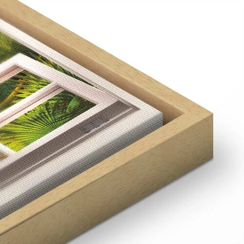  Slika - Window: Sea View 90x60 U prirodnom drvenom okviru Slike