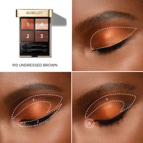 Guerlain Ombres G paleta senčil za oči odtenek 910 Undressed Brown 8,8 g Slike