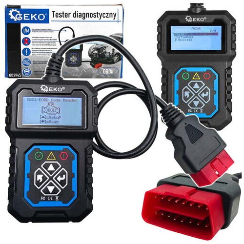 Geko popolna univerzalna diagnostika avtomobila LCD T31 OBD2 tester G02945 Cene