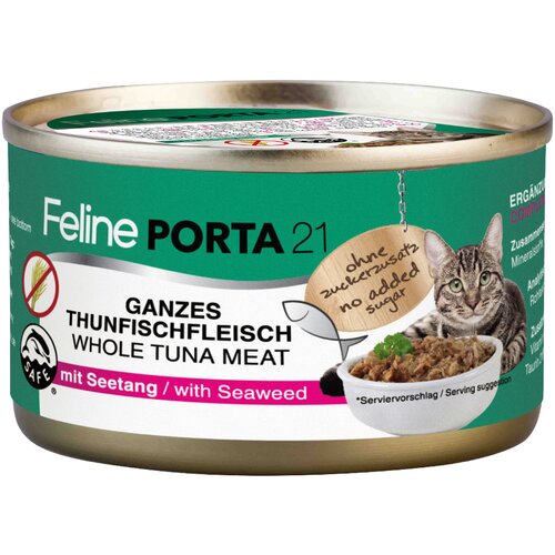 Porta Feline 21 - 6 x 90 g - Tuna z morskimi algami Cene
