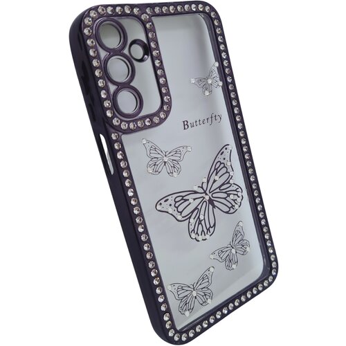  futrola butterfly diamond za samsung A057 galaxy A05s crna Cene