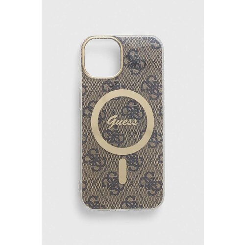 Guess Etui za telefon iPhone 14 6.1" bež barva Cene