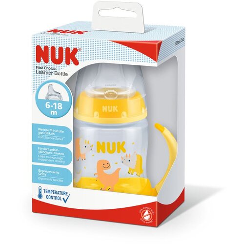 Nuk lonček z vgrajenim temp. indokatorjem, silikon, 150 ml FC Multicolor Cene