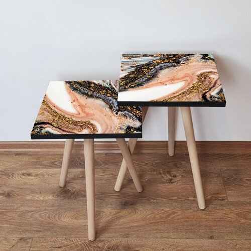 Hanah home Set 2 stočića 2Shp147 Multicolor Cene