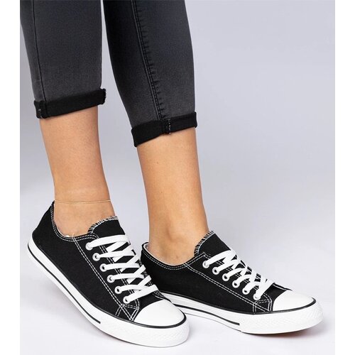 D/CEO marka niezdefiniowana Black classic women's sneakers Menfis Cene