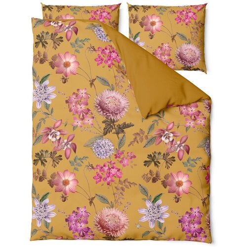 Bonami Selection Oker posteljina od pamučnoga satena za bračni krevet Blossom, 200 x 220 cm Cijene