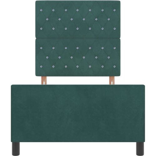  Krevet Tamno Zeleni 100x200 cm Velvet Slike