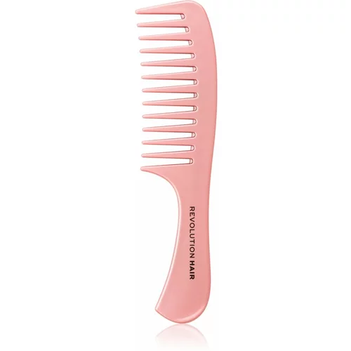 Revolution Haircare Natural Wave Wide Toothcomb glavnik za lase za grobe in kodraste lase 1 kos