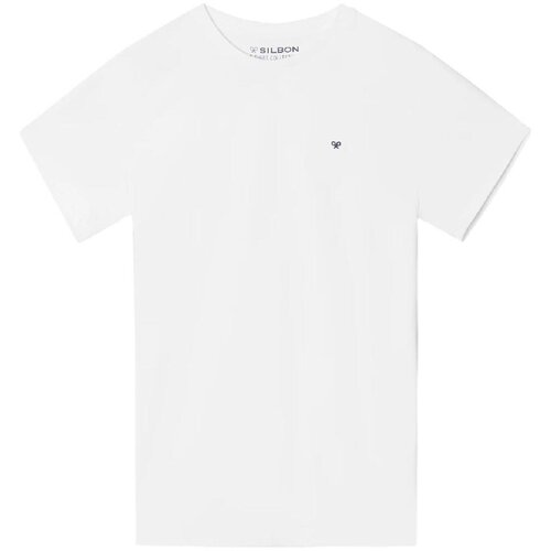 Silbon Majice s kratkimi rokavi 124603 Bela Slike