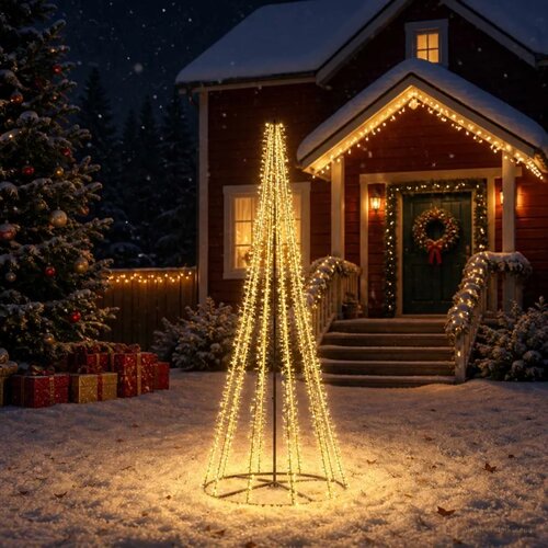  LED božićno drvce 285 cm 1550 LED lampica Topla bijela Čelik - 285 cm Cijene