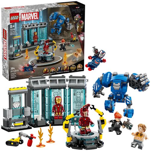 Lego Marvel: Iron Manov laboratorij: Dvorana oklepov Cene