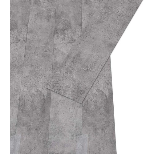  Samoljepljiva podna daska 32 pcs Cement smeđi 4 46 m&amp;sup2; PVC - Cement smeđa Slike