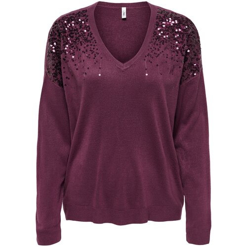 Only Pulover &amp;#039;ONLSTARRY&amp;#039; ljubičasta Slike