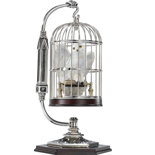 HARRY POTTER Hedwig in Cage pli&scaron;asta figurica v kletki Noble Collection Cene