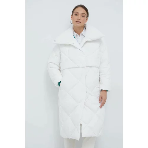 Calvin Klein Pernata jakna za žene, boja: bijela, za zimu, oversize