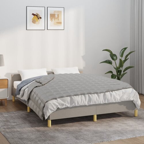 vidaXL Obtežena odeja siva 122x183 cm 5 kg blago Cene