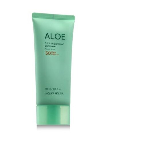 Holika Holika Aloe CICA Waterproof Sunscreen SPF50+ vodoodporna krema za sončenje 100 ml unisex Cene