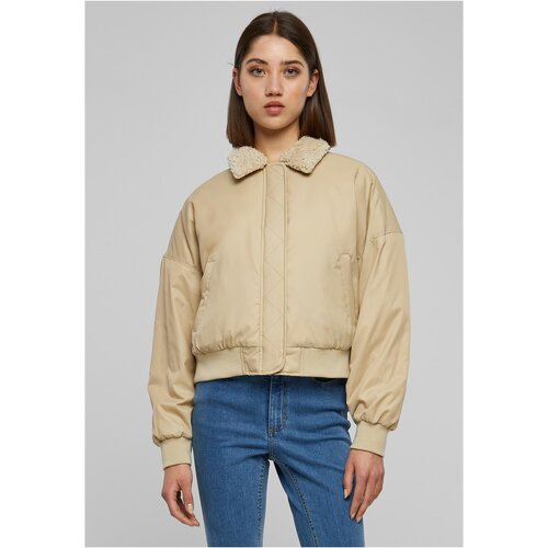UC Curvy Ladies Pilot Bomber Jacket wetsand/sand Cene
