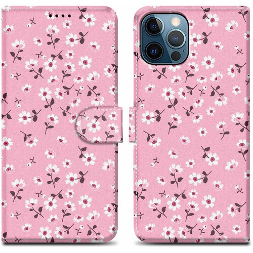 Cadorabo Ohi&amp;scaron;je, združljiv z Apple - Design Flower Rain &amp;scaron;t. 6 - Za&amp;scaron;čitni pokrov z magnetnim zapiranjem, funkcijo stojala in režo za kartico, (20598972) Slike