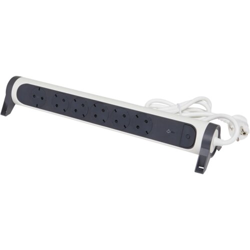 Legrand MOESSCH 6X2P+E PRESPD 1.5M W/B Slike