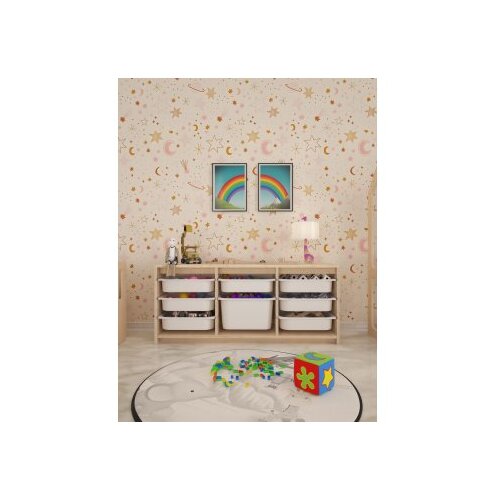 Hanah home vi&amp;scaron;enamenska komoda sidel birchwood white Slike