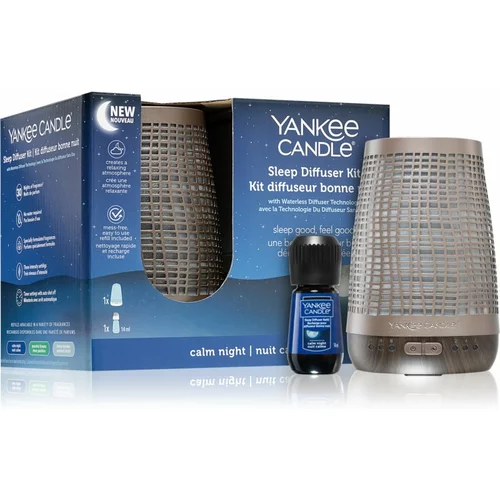 Yankee Candle Sleep Diffuser Kit Bronze električni difuzor + nadomestno polnilo