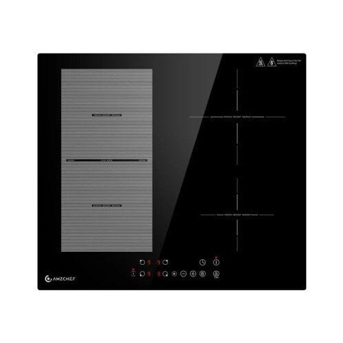 AMZCHEF CE-FS-I72S-FFDD07 ugradbena indukcijska ploča 4 zone 7200 W Flex Zone Slike