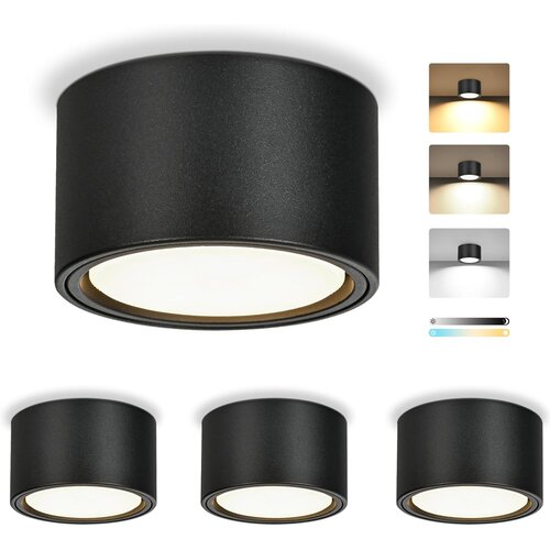 KYOTECH LED 95 mm Zatemnljivi Nadgradni Reflektorji - komplet 4 kosi Cene
