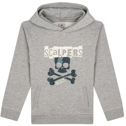 Scalpers Sweater majica 'Pistols' akvamarin / siva melange / tamno zelena / bijela