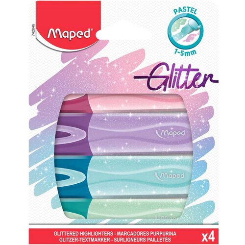 Maped tekst marker fluo`peps gliter ( M742046 ) Cene