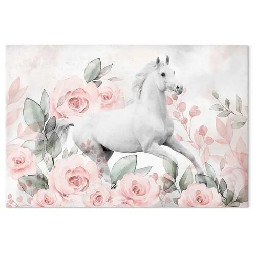  Slika - Gallop Among the Roses (1 Part) Wide 90x60 Premium Print Slike