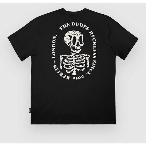 The Dudes Reckless Classic Premium T-shirt black Cene